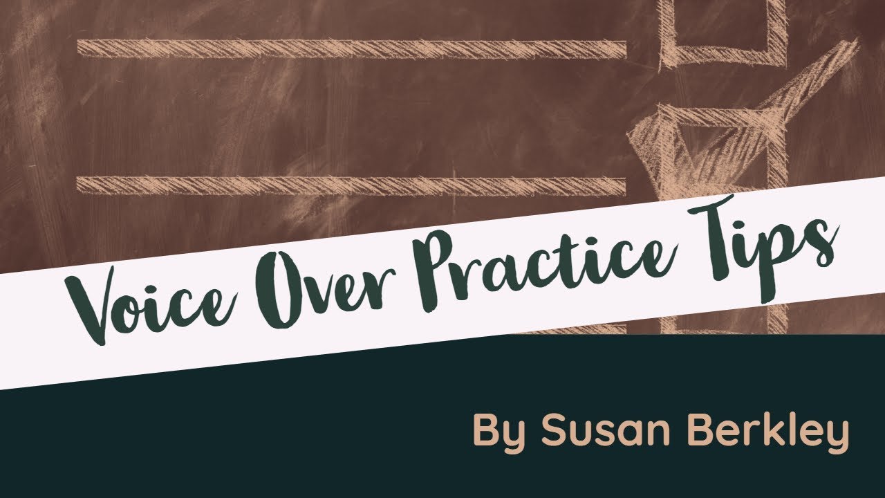 Voice Over Practice Tips Youtube