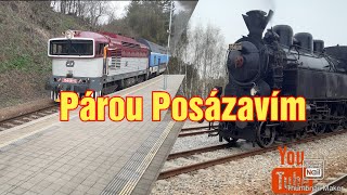 Velikonoční Párou Posázavím 🚂🚃