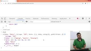 Object Literals | Javascript Fundamentals
