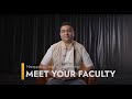 Meet Your Faculty | Tushar Jaruhar | AMP