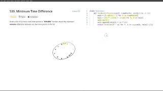 [September 16, 2024, LeetCode daily] 539. Minimum Time Difference - Python, solution explained