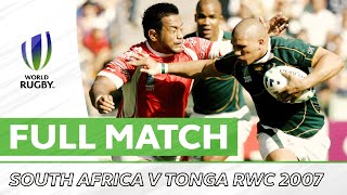 Rugby World Cup 2007: South Africa v Tonga