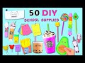 50 DIY SCHOOL SUPPLIES IDEAS YOU WILL LOVE - BACK TO SCHOOL CRAFTS AND HACKS