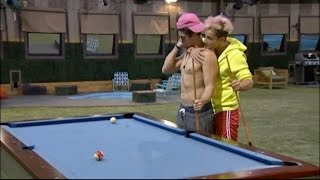 BB16 8/12 1:23am - Zankie Talk to Christine About Victoria and Their Fight and Make-up