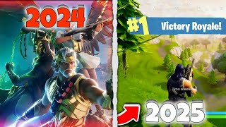 Fortnite 2024 vs 2025