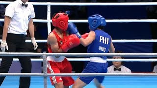 Josie Gabuco takes home the GOLD MEDAL in the women's Light Flyweight 45-48kg | 2019 SEA Games