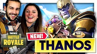 thanos est de retour avec le nouveau mode avengers end game fortnite duo - guillaume et kim fortnite sauver le monde