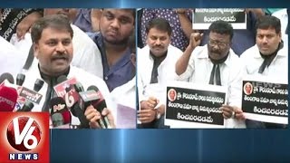 Congress Leader Addanki Dayakar Fires On TRS Leaders Over Comments On Prof Kodandaram | V6 News