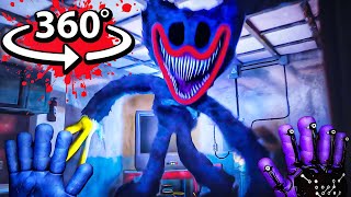 360° HUGGY JUMPSCARE 😱 Poppy Playtime Chapter 3 in VR