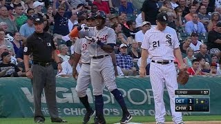 DET@CWS: Maybin doubles to put Tigers on the board