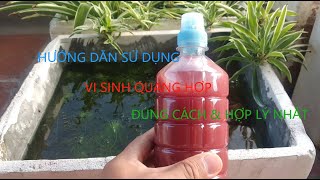 Hướng dẫn sử dụng vi sinh quang hợp làm trong nước hồ cá/Cá Cảnh 69