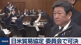 日米貿易協定 委員会で可決