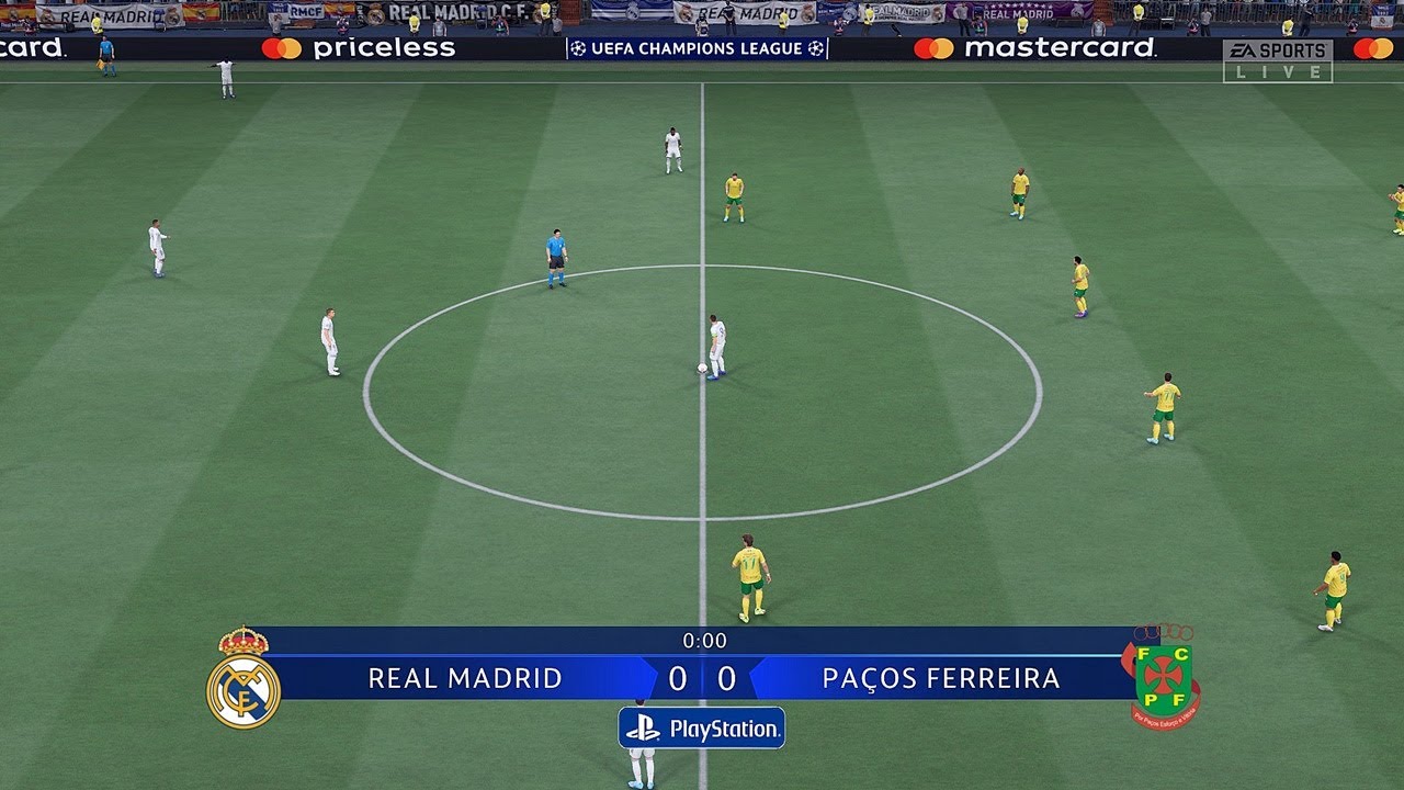 Real Madrid Vs Pacos De Ferreira FIFA 22 UEFA Champions League ...