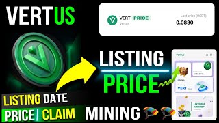 Vertus Airdrop Listing Date | Vertus Mining Airdrop Claim | Vertus Snapshot | Vertus Price | Update