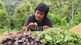 MUKBANG DI KAMPUNG HALAMAN SAMBIL MENIKMATI ALAM