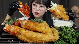 GIANT FRIED SHRIMPS🍤MUKBANG ASMR