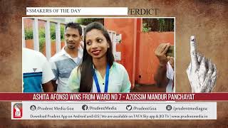 Ashita Aonso Wins from Ward 7 | Azossim Mandur Panchayat | Prudent