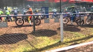 Départ championnat de France junior (moto cross)