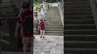 沼島では八幡神社にも参拝します Worship at Hachiman Shrine in Numashima #Short