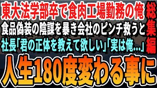 【感動☆厳選7本総集編】学歴を隠して食肉工場勤務になった東大法学部の俺。食品偽装の陰謀を暴き会社のピンチを救うと「君、何者なんだ？」→経歴を打ち明けると…【いい話・泣ける話・感動する話・朗読・有料級】