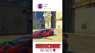 GTA 5 : GTA 5 X FREE FIRE │ADAM STEALS RED CRIMINAL SUPER-CAR!!│PART-1│#gta5 #shorts