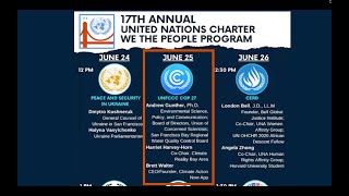 Climate Reality Hour at 17th UN Charter Assembly Event