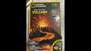 Build Your Own Volcano with National Geographic STEM kit