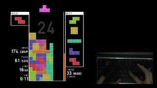 Tetr.io 40 lines handcam