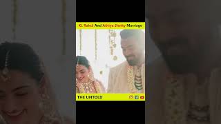 KL Rahul And Athiya Shetty Marriage Video | Rahul and Athiya 💘 #shorts #klrahul #viral #trending