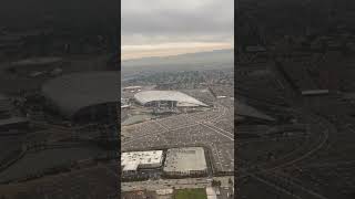 GREAT View of SoFi Stadium, Home of Super Bowl LVI | JAC-LAX United Flight