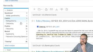 4.8.1 ~ Finding Caselaw by Shepardizing