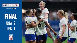 USWNT vs. Japan HIGHLIGHTS | 2024 SheBelieves Cup Semifinal - April 6, 2024