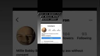 Elsie Richter (Elsie Pearls) Co-Owned Millie Bobby Brown Hate Page (For better view use YouTube app)