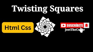 Twisting Squares || Html || Css || JeetTheCoder #python #csseffect #html #animation #coding #square