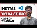 Install Visual Studio Code on Windows | Class 03 | Python (Core & Advance) Course