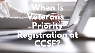 Priority Registration for Spring 2022