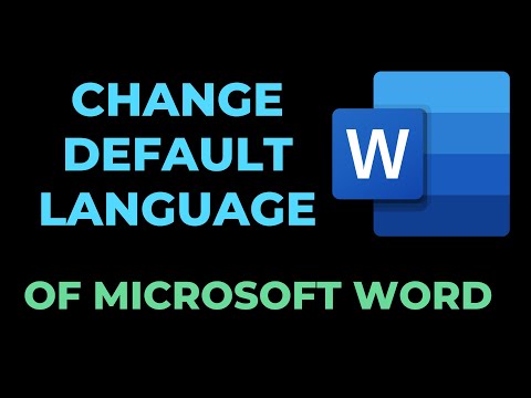 как изменить язык по умолчанию в microsoft word