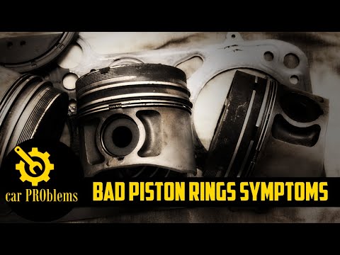 What are the symptoms of bad piston rings?