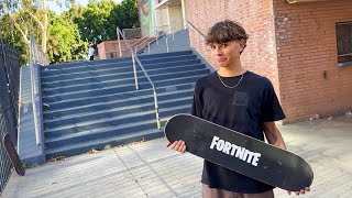 Crazy sesh at Hollywood high with Walmart Board!