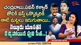 Actress Puli Seetha Exclusive Interview | వైసీపీ నాయకులపై రెచ్చిపోయిన పులి సీత.. TeluguOne