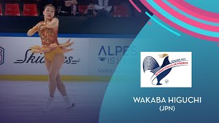 Wakaba Higuchi (JPN) | Women FS | Internationaux de France 2021  | #GPFigure