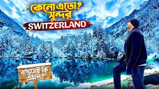 Money collection came to Switzerland! 🇨🇭| Real life Fairy-Tale WinterLand Switzerland | Blausee Vlog