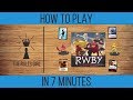 How to Play RWBY: Combat Ready in 7 Minutes - The Rules Girl