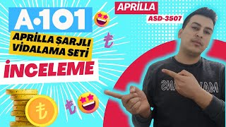 A101 Şarjlı Vidalama Seti İnceleme (Aprilla ASD-3507)