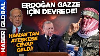 Erdoğan Gazze İçin Devreye Girdi! Hamas'tan Ateşkese Cevap Geldi!