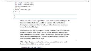 Eloquent JavaScript Read-Along - Functions - 008 - Closure