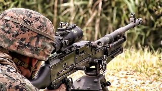U.S. Marines Live Fire Exercise • Training For Deployment