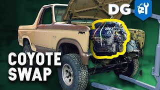 How To Swap 5.0 Coyote in 1980-96 Ford F-Series Bronco / Truck