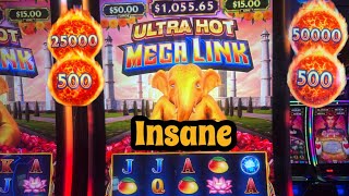 OMG ULTRA HOT MEGA LINK INCREDIBLE FIRE BALLS !!!! EMPIRE CITY CASINO #bonus #slot #firelinkslot