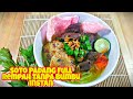 RESEP SOTO PADANG ENAK TANPA BUMBU INSTAN,  UNTUK PORSI BANYAK